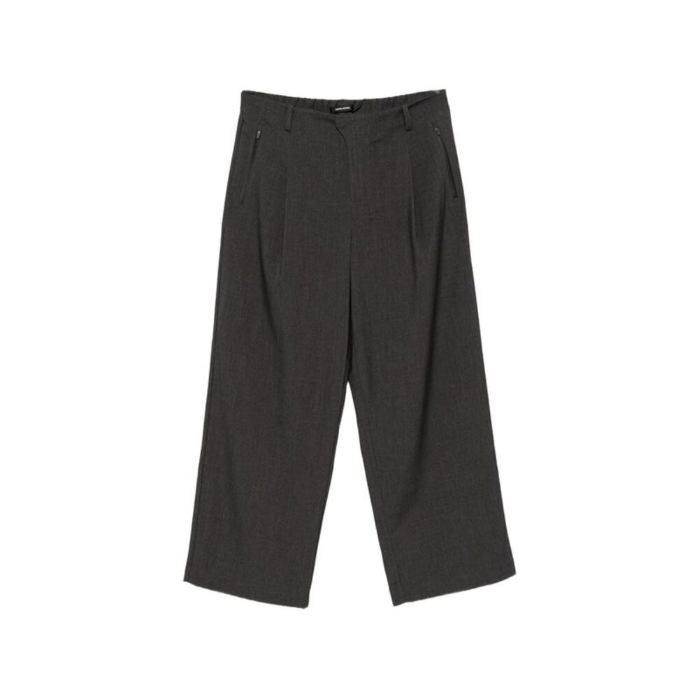 Hiking Patrol Grey Trousers - Wide-Leg Trousers Men